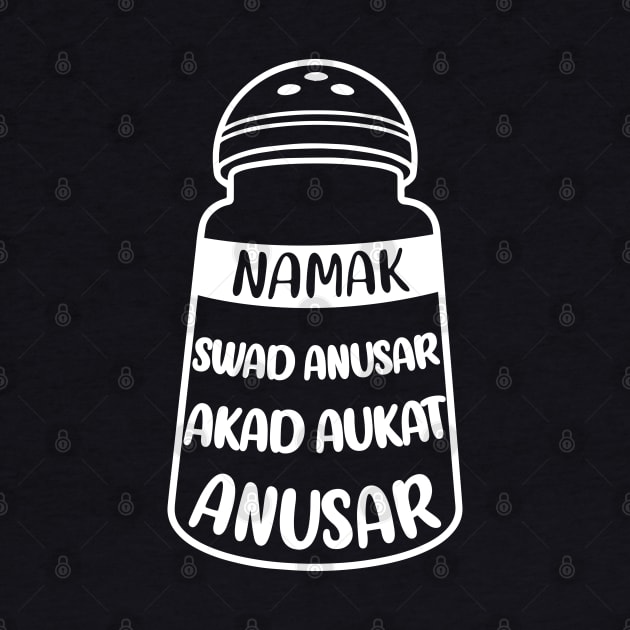 Namak Swad Anusar – Hindi Funny Slogan by alltheprints